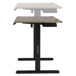 Геймерський електричний стіл SENSE7 Nojo стільниця 120x60 см висота 72-118 см навантаження до 70 кг Чорний дуб - Зображення 4