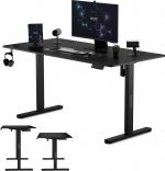 Геймерський стіл SENSE7 Nojo Black 140x70 см ідеальний стіл для комфортного ігрового процесу - Зображення 3