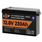 Акумулятор LogicPower LP LiFePO4 12V 12.8V 230 Ah 2944Wh Smart BMS 150А з BT пластик - Зображення 3