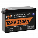 Акумулятор LogicPower LP LiFePO4 12V 12.8V 230 Ah 2944Wh Smart BMS 150А з BT пластик - Зображення 4