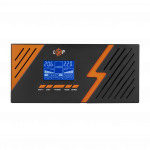 ДБЖ з правильною синусоїдою Джерело Безберебійного Живлення 12V LogicPower LPM-PSW-1500VA (1050Вт) Black