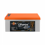 Літій-залізо-фосфатний Акумулятор LogicPower LP LiFePO4 25.6V 230 Ah 5888Wh BMS 200A/100А пластик LCD Smart BT