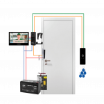 Комплект домофону WIFI з врізним електроригельним замком GreenVision GV-511