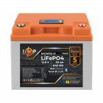 Акумулятор LogicPower LP LiFePO4 12.8V 50 Ah 640Wh BMS 40A/40А пластик LCD Smart BT
