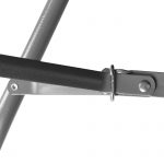 Лавка розкладна садова eHokery black 180x29x42см - Зображення 7