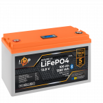 Акумулятор LogicPower LP LiFePO4 12.8V 100 Ah 1280Wh BMS 100A/50А пластик LCD Smart BT - Зображення 3