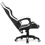 Геймерське крісло Infini Five чорно-біле Стильний дизайн та неймовірний комфорт - Зображення 7