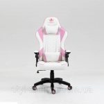 Геймерське крісло KRAKEN Feyton біло-рожеве- комфорт та елегантність для вас - Зображення 5