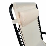 Розкладний лежак 2в1 eHokery ORION -світло-бежевий - ваш приватний куточок відпочинку! - Зображення 3