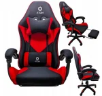 Геймерське крісло Atom 26 L екошкіра чорна-Комфорт і стиль для тривалих ігрових сесій та роботи - Зображення 2