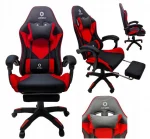 Геймерське крісло Atom 26 L екошкіра чорна-Комфорт і стиль для тривалих ігрових сесій та роботи - Зображення 3