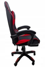 Геймерське крісло Atom 26 L екошкіра чорна-Комфорт і стиль для тривалих ігрових сесій та роботи - Зображення 6