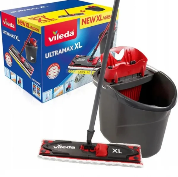 Набір для Прибирання Vileda 160932 Ultramax XL Швабра і Відро з віджимом