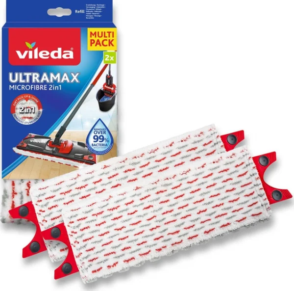 Змінні насадки 2шт. для швабри Vileda 167720 Ultramax i Ultramat TURBO
