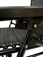 Розкладний лежак 2в1 eHokery ORION чорний -Стиль та комфорт для відпочинку на пляжі та в саду - Зображення 7