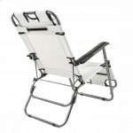 Розкладний пляжний лежак 2в1 сірий -Ідеальний вибір для комфортного відпочинку на пляжі та в саду - Зображення 3