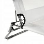 Розкладний пляжний лежак 2в1 сірий -Ідеальний вибір для комфортного відпочинку на пляжі та в саду - Зображення 6