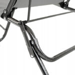 Розкладний пляжний лежак 2в1 графіт -Комфорт та зручність для відпочинку на пляжі та в саду - Зображення 6