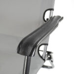 Розкладний пляжний лежак 2в1 графіт -Комфорт та зручність для відпочинку на пляжі та в саду - Зображення 7