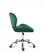Офісне крісло поворотне Mark Adler 3.0 зелене велюр- Стильний комфорт для продуктивної роботи - Зображення 3