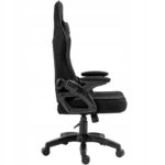 Геймерське крісло KRAKEN Feyton тканина чорне-Ідеальний Комфорт для Тривалих Ігор - Зображення 3