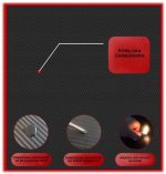 Геймерський стіл Atos Carbon 146х56 см Стиль, функціональність та комфорт - Зображення 5