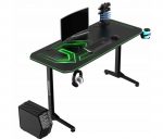 Геймерський стіл 140x60 см ULTRADESK FRAG + PAD Green-Простір і комфорт для геймерів - Зображення 3