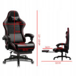 Геймерське крісло STAZER EAGLE Чорно-червоний-ідеальний комфорт для тривалих ігор - Зображення 4