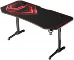 Ігровий комп'ютерний стіл ULTRADESK FRAG Xxl Red 160x75 см-Просторий та стильний - Зображення 3