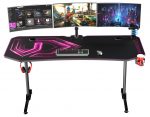 Ігровий комп'ютерний стіл ULTRADESK FRAG Xxl Pink 160x75 см-Стильний та просторий - Зображення 2