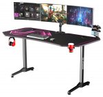 Ігровий комп'ютерний стіл ULTRADESK FRAG Xxl Pink 160x75 см-Стильний та просторий - Зображення 3
