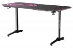 Ігровий комп'ютерний стіл ULTRADESK FRAG Xxl Pink 160x75 см-Стильний та просторий - Зображення 7
