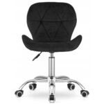 Офісне крісло MemFlow велюр чорний - Зображення 2