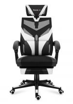 Геймерське крісло Huzaro Combat 5.0 White Ергономіка та стиль - Зображення 2