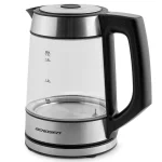 Електрочайник Berdsen BD-704 скляний 1.7 л чорно-срібний - Зображення 4