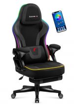 Геймерське крісло Huzaro Force 4.6 Black RGB Smart Максимальний комфорт та стиль