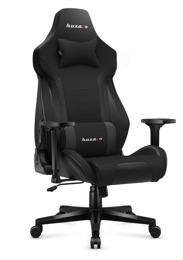 Геймерське крісло HUZARO FORCE 7.6 Black Преміум комфорт і підтримка для професійних геймерів