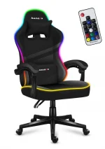 Геймерське крісло Huzaro FORCE 4.4 RGB Black Mesh Стиль, комфорт та RGB-підсвітка