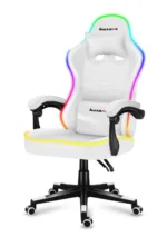 Геймерське крісло HUZARO FORCE 4.4 RGB White елегантний дизайн і RGB-підсвітка для максимуму - Зображення 5