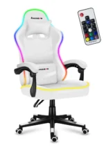 Геймерське крісло HUZARO FORCE 4.4 RGB White елегантний дизайн і RGB-підсвітка для максимуму - Зображення 2