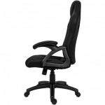 Геймерське крісло KRAKEN DRAKON BLACK SERIES тканина чорна Преміум комфорт і стиль - Зображення 3