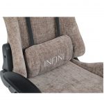 Геймерське крісло INFINI Luxor світло-коричневе-Розкішний дизайн і комфорт - Зображення 5