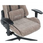 Геймерське крісло INFINI Luxor світло-коричневе-Розкішний дизайн і комфорт - Зображення 8