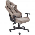 Геймерське крісло INFINI Luxor світло-коричневе-Розкішний дизайн і комфорт - Зображення 3