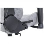 Геймерське крісло INFINI Luxor світло-сіре- Елегантний дизайн і комфорт - Зображення 6