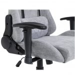 Геймерське крісло INFINI Luxor світло-сіре- Елегантний дизайн і комфорт - Зображення 7