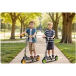 Самокат Kodi сіро-зелений Ricokids - Зображення 11