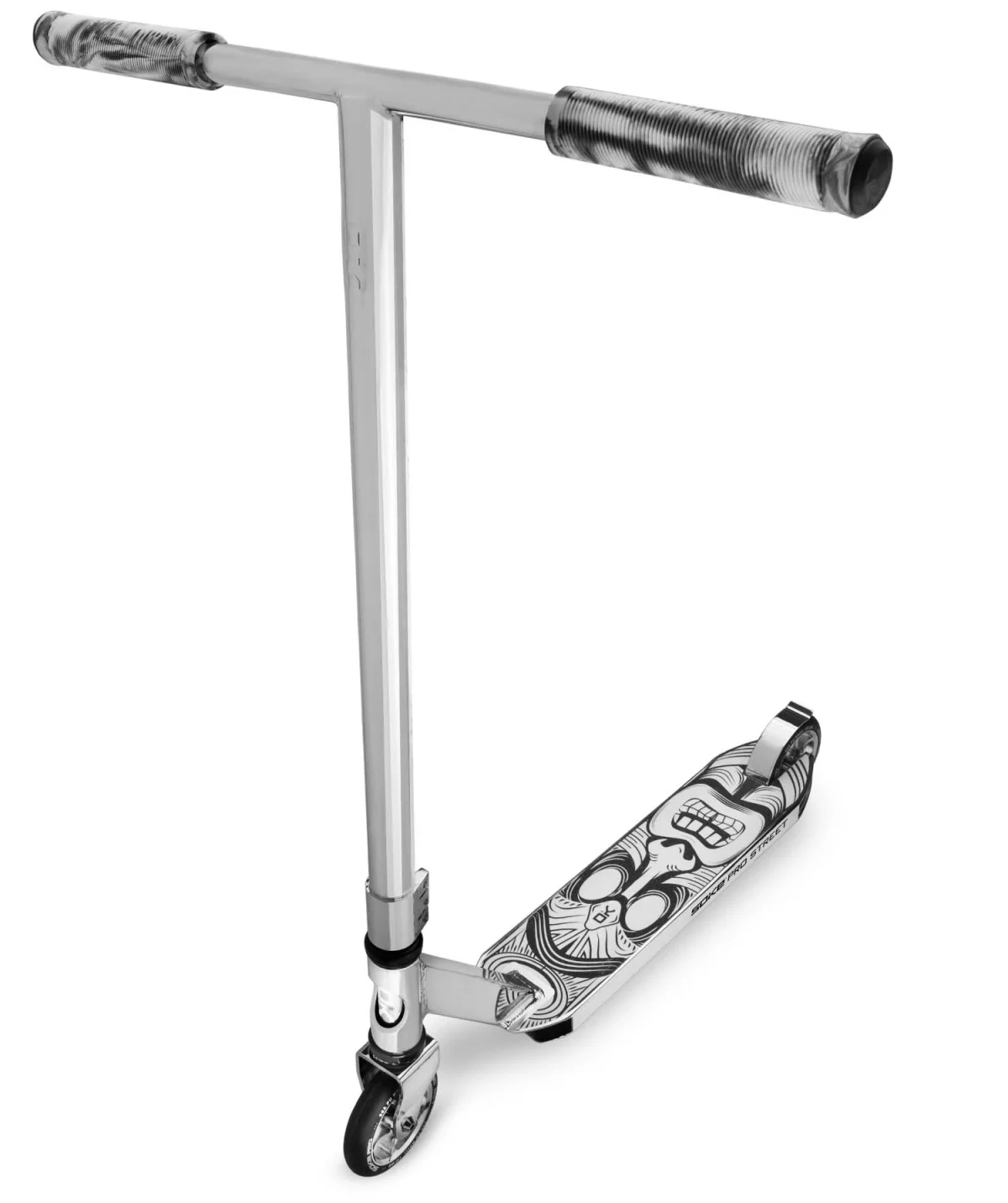 Самокат вуличний сріблястий трюковий SOKE PRO - Зображення 7