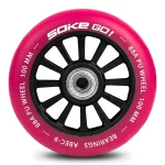 Колеса для самоката 100 мм рубінові 2 шт - Зображення 2