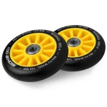 Колеса для самоката 100мм жовті 2 шт - Зображення 3